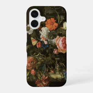 Bloemstuk Bloemen in Vaas, Vintage Barok iPhone 16 Hoesje