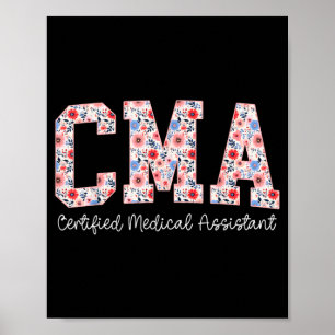 Bloemstuk Cma Gecertificeerde Medische Onmiddellij Poster