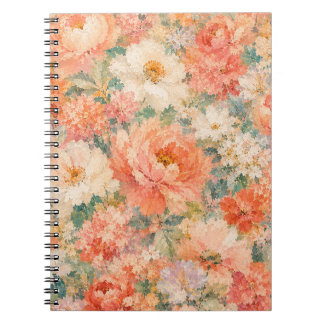 bloemstuk Coral Perzik Romantische Bloei Huisdecor Notitieboek