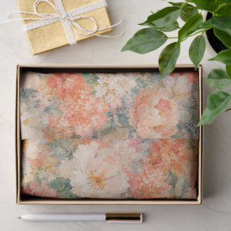 bloemstuk Coral Perzik Romantische Bloei Huisdecor Tissuepapier