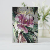 Bloemstuk Plat Bedankkaart (Staand voorkant)