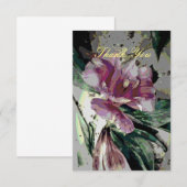 Bloemstuk Plat Bedankkaart (Voorkant / Achterkant)