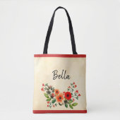 Bloemstuk Tote Bag (Voorkant)
