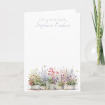 Bloemstuk voor Leraar Bedankt Wilde Bloemen Botani