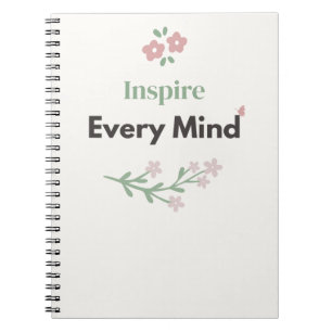 Bloemstuk voor waardering van leraren inspireert e notitieboek