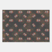 Bloemsuiker schedel Día de los Muertos Inpakpapier Vel (Voorkant)