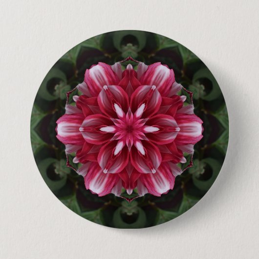 Bloemsymfonie Ronde Button 7,6 Cm (Voorkant)