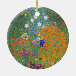 Bloemtuin (door Gustav Klimt) Keramisch Ornament