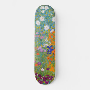 Bloemtuin (door Gustav Klimt) Skateboard