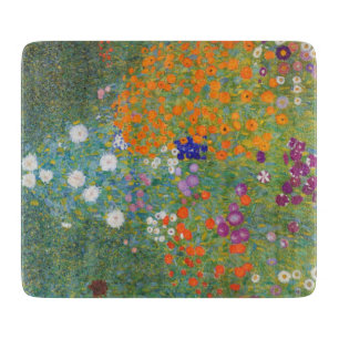 Bloemtuin (door Gustav Klimt) Snijplank