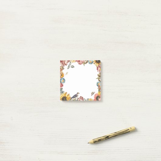 bloemtuin post-it® notes (Op bureau)