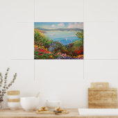 Bloemtuin. Poster (Keuken)