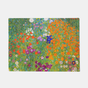 Bloemtuin van Gustav Klimt Deurmat