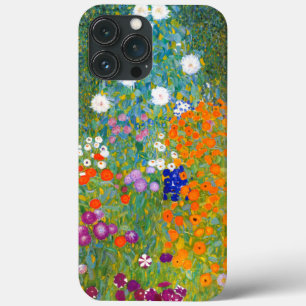 Bloemtuin van Gustav Klimt Floral iPhone 13 Pro Max Hoesje