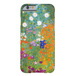 Bloemtuin van Gustav Klimt  Floral iPhone 13 Pro Max Hoesje