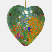 Bloemtuin van Gustav Klimt Keramisch Ornament (Rechts)