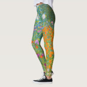 Bloemtuin van Gustav Klimt Leggings (Links)