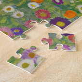 Bloemtuin van Gustav Klimt Legpuzzel (Zijkant)