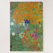 Bloemtuin van Gustav Klimt Legpuzzel (Verticaal)