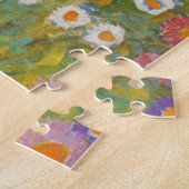 Bloemtuin van Gustav Klimt Legpuzzel (Zijkant)