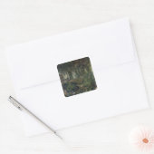 Bloemtuintuin 1904 vierkante sticker (Envelop)