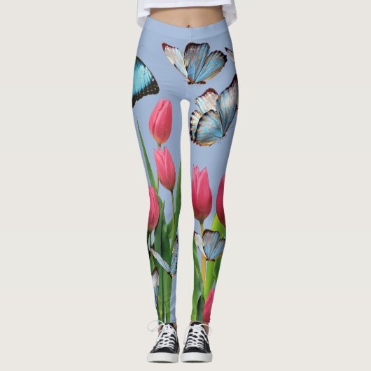 Bloemtulp Leggings (Voorkant)