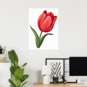 bloemtulp poster (Thuiskantoor)