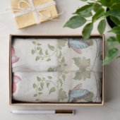 Bloemvaten ontkoppeling van de blauwe roze vlinder tissuepapier (Geschenk)