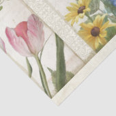 Bloemvaten ontkoppeling van de blauwe roze vlinder tissuepapier (Detail)