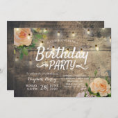 Bloemveer van de Partij van de Dagen Rustic het Ko Kaart (Voorkant / Achterkant)