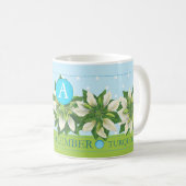 Bloemventilator en Gem December - klassieke Mok (Voorkant rechts)