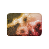 Bloemventilator zwart en wit, badmat (Voorkant)