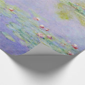 Bloemverf in waterlelies cadeaupapier (Hoek)