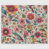 bloemverpakkingspapier cadeaupapier (Vlak)