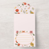 bloemverzameling all in one uitnodiging (Binnen)