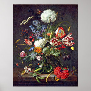 bloemvet door Jan Davidsz de Heem Poster
