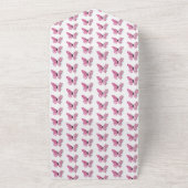 Bloemvink met roze Sakura All In One Uitnodiging (Buitenkant)