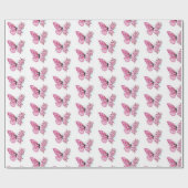 Bloemvink met roze Sakura Cadeaupapier (Vlak)