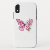 Bloemvink met roze Sakura Case-Mate iPhone Case (Achterkant)