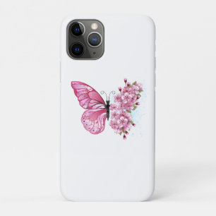 Bloemvink met roze Sakura iPhone 11 Pro Hoesje