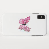 Bloemvink met roze Sakura Case-Mate iPhone Case (Achterkant (horizontaal))