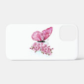 Bloemvink met roze Sakura Case-Mate iPhone Case (Achterkant (horizontaal))