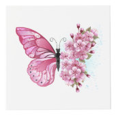 Bloemvink met roze Sakura Kubus (Rechts)