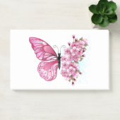 Bloemvink met roze Sakura Post-it® Notes (Kantoor)