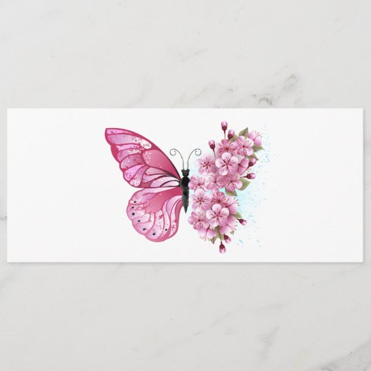Bloemvink met roze Sakura Programma (Voorkant)