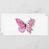 Bloemvink met roze Sakura Programma (Voorkant / Achterkant)