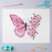 Bloemvink met roze Sakura Tissuepapier (Craft)