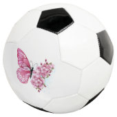 Bloemvink met roze Sakura Voetbal (Drie kwart)