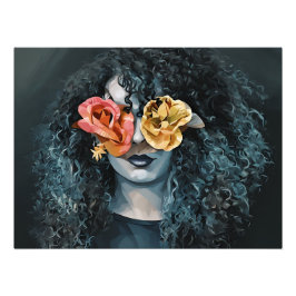 Bloemvisus Foto Afdruk