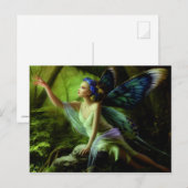 Bloemvlinder Briefkaart (Voorkant / Achterkant)